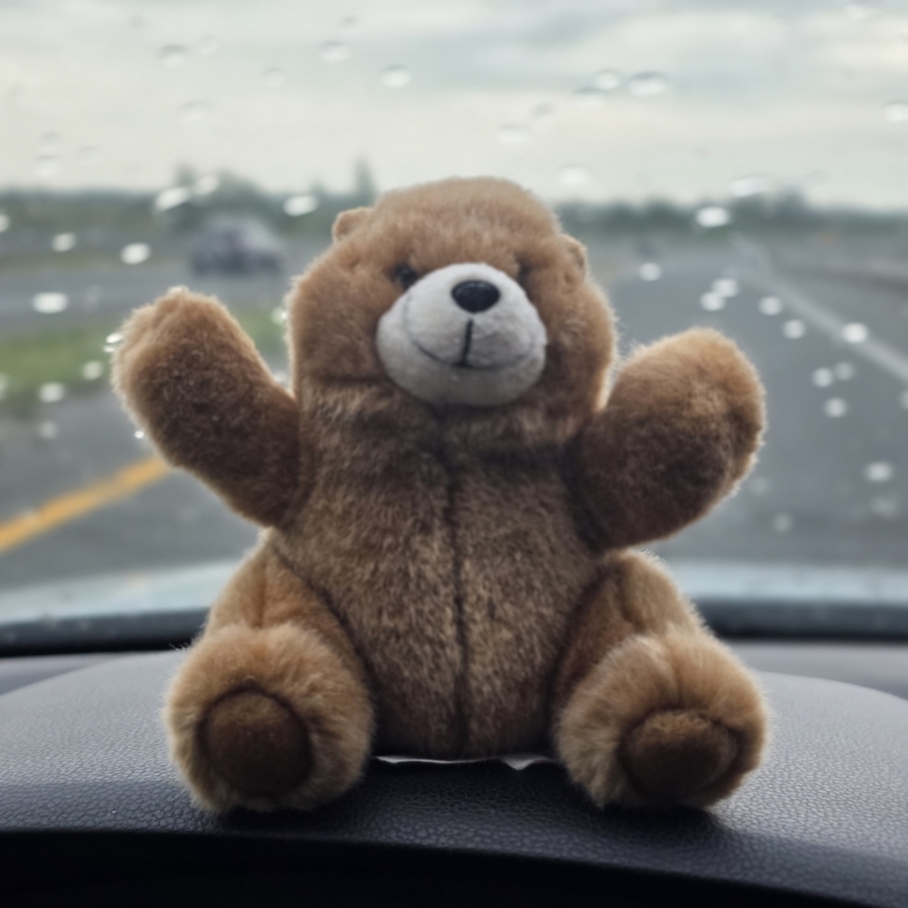 Charming Tan Teddy Bear Plush Toy